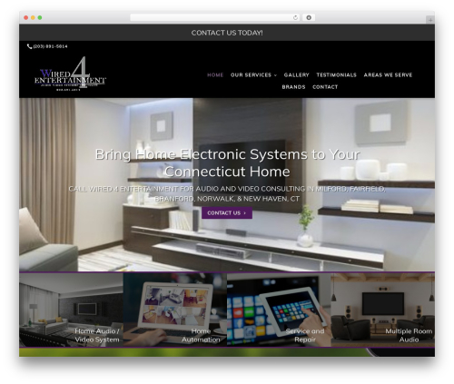 WordPress theme Beacon Theme - wired4entertainment.com