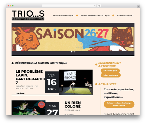 Best WordPress theme Bootstrap Component Blox - trio-s.fr