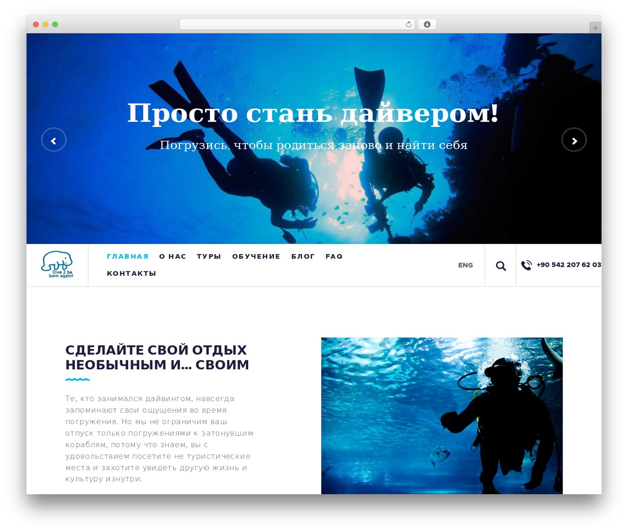 Briny WordPress theme - dive2you.com Briny WordPress theme - dive2you.com