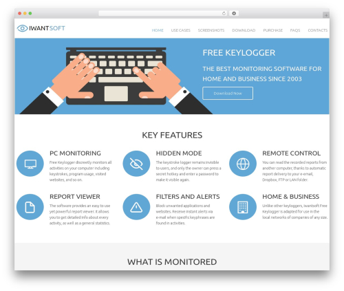 cherry WordPress theme - iwantsoft.com