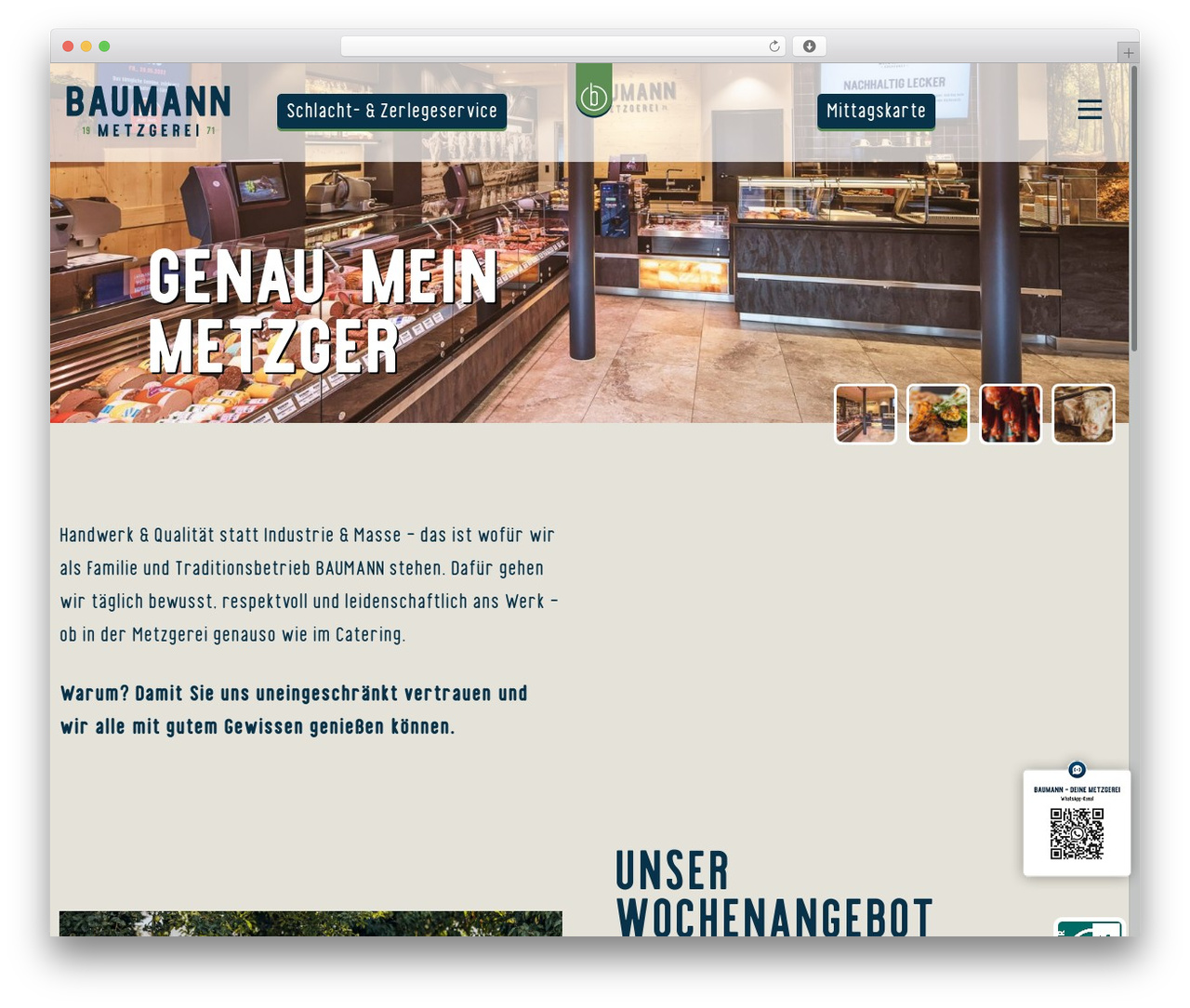 Danubius Wordpress Theme top WordPress theme - baumann-metzgerei.de