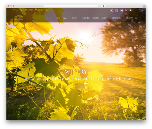Divi WordPress theme - villacollepere.com