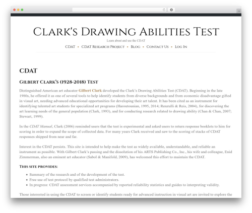 Equable Lite WP theme - drawingtest.org