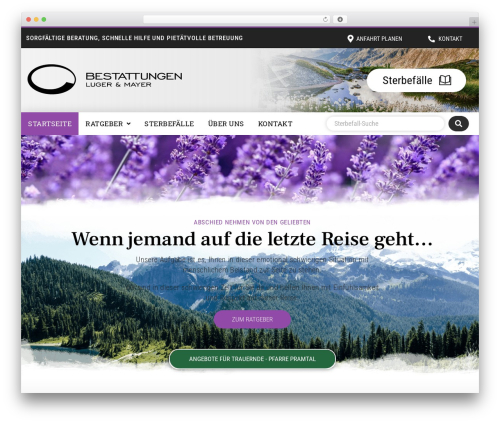 Kava extra WordPress plugin - bestattung-luger.at