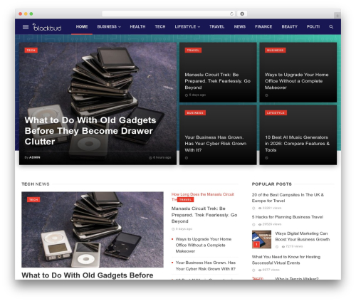 The Next Mag WordPress travel theme - blackbud.co.uk