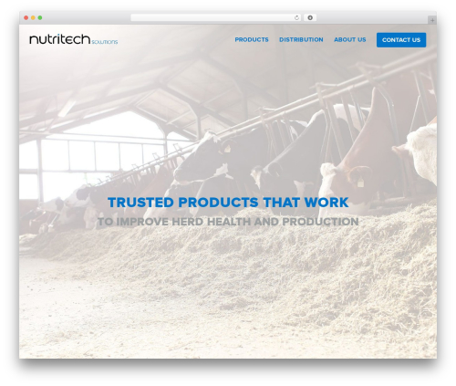 Theme WordPress Nutritech Theme - nutritechsolutions.com