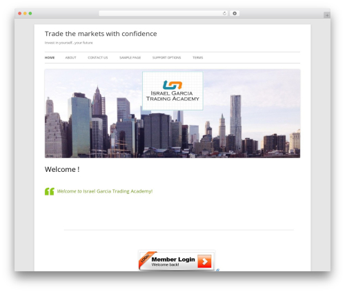 Tiny Forge theme WordPress - israelgarciatradingacademy.com/technicaltradingstrategies