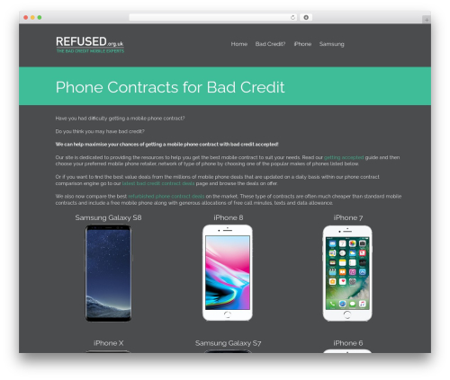 WordPress theme Simple Wordpress Theme - refused.org.uk