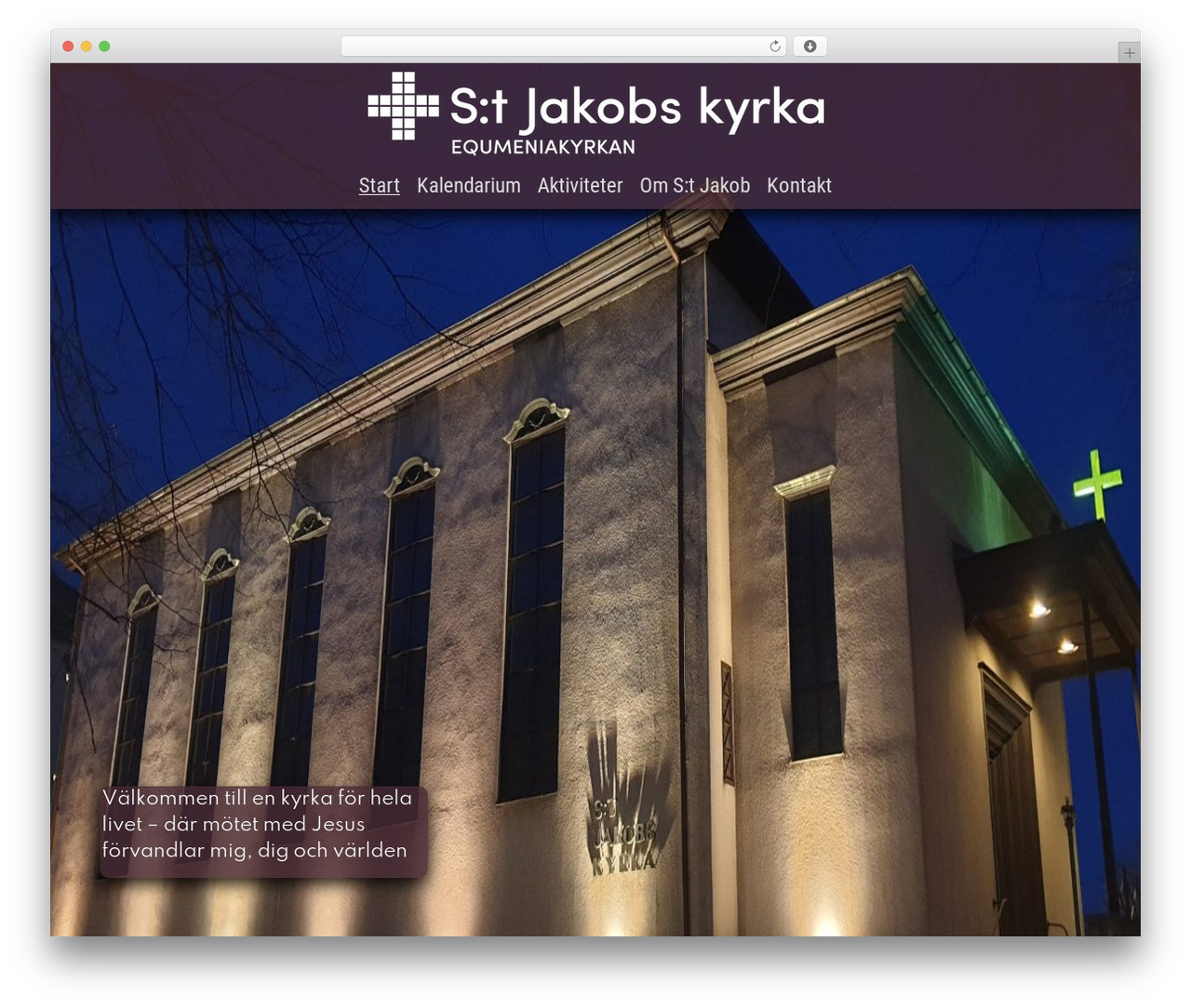 WordPress theme Big Scene - stjakob.se