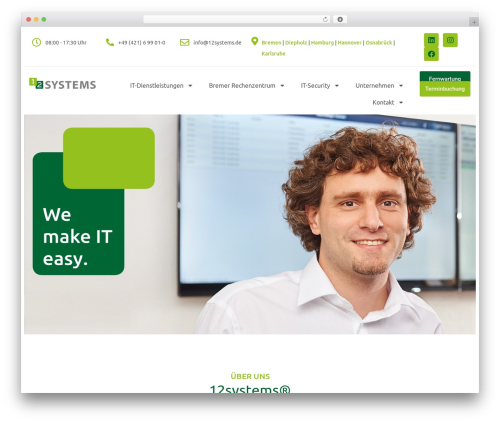 WordPress theme Hello Elementor - 12systems.de