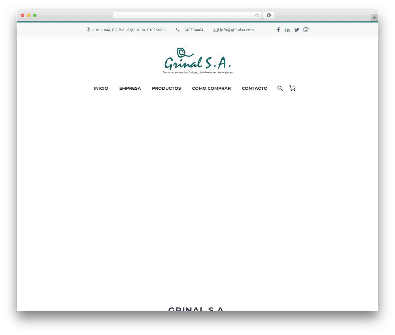 WordPress theme TheGem (WPBakery) - grinalsa.com
