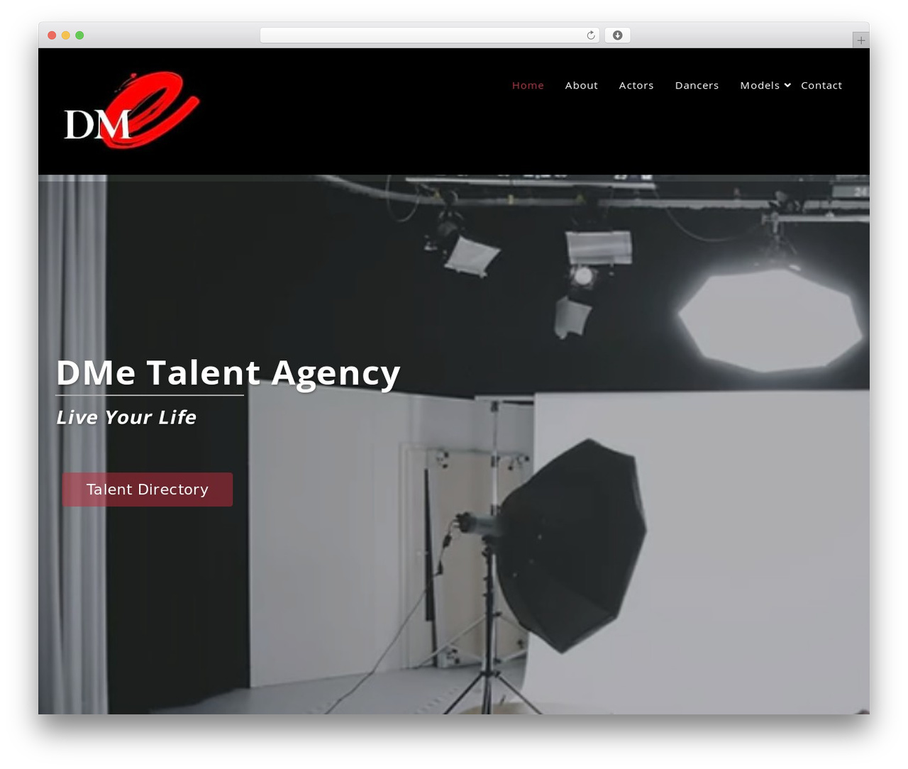 Featured Pro WordPress theme - dmetalentagency.com Featured Pro WordPress theme - dmetalentagency.com