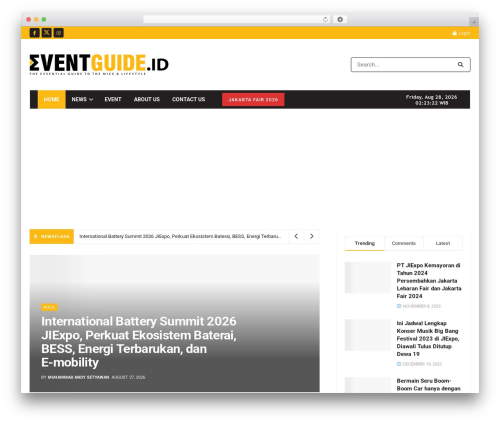 Jnews tiktok WordPress plugin - eventguide.id