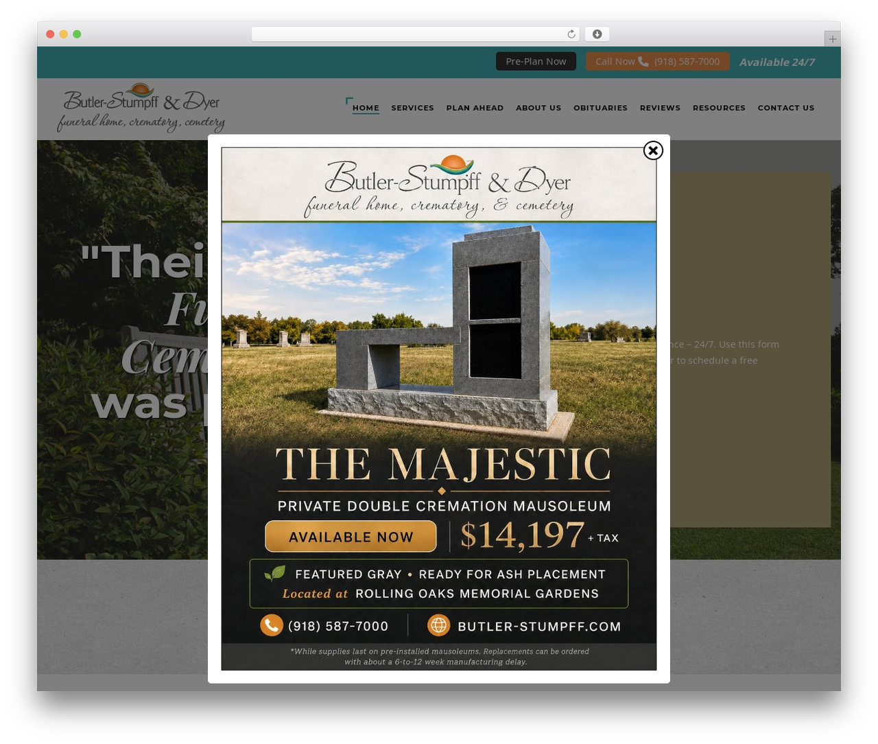 Structure WordPress theme - butler-stumpff.com