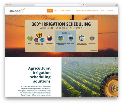 Theme WordPress Basic Bootstrap 4 - irricheck.co.za