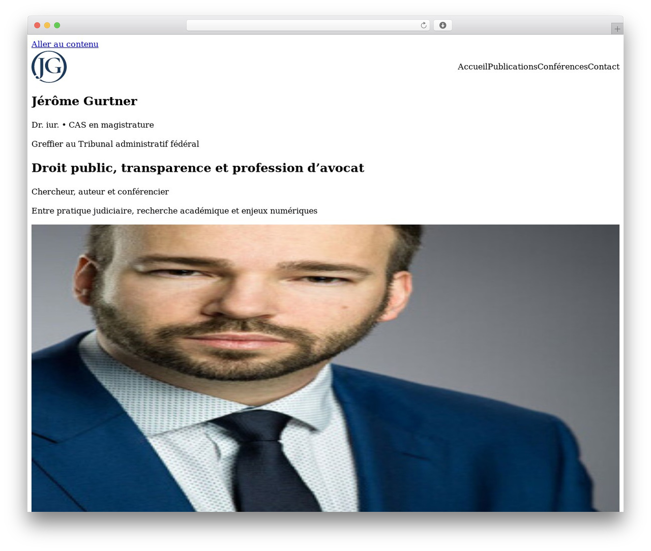 Theme wp_test2018 WordPress theme - jeromegurtner.ch