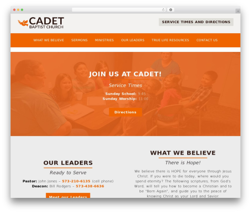 Acf grandchild master WordPress plugin - cadetforchrist.com