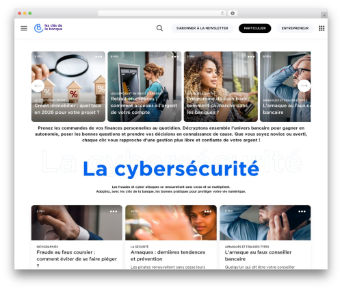 WordPress theme App Theme - clesdelabanque.com