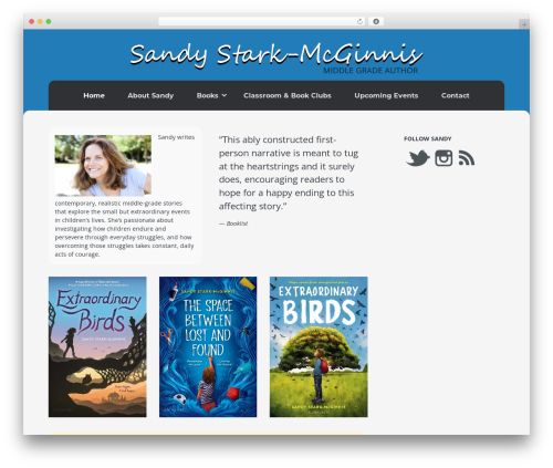 WordPress theme Bento - sandystarkmcginnis.com