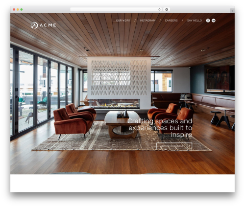 ACME theme WordPress - acmescenic.com