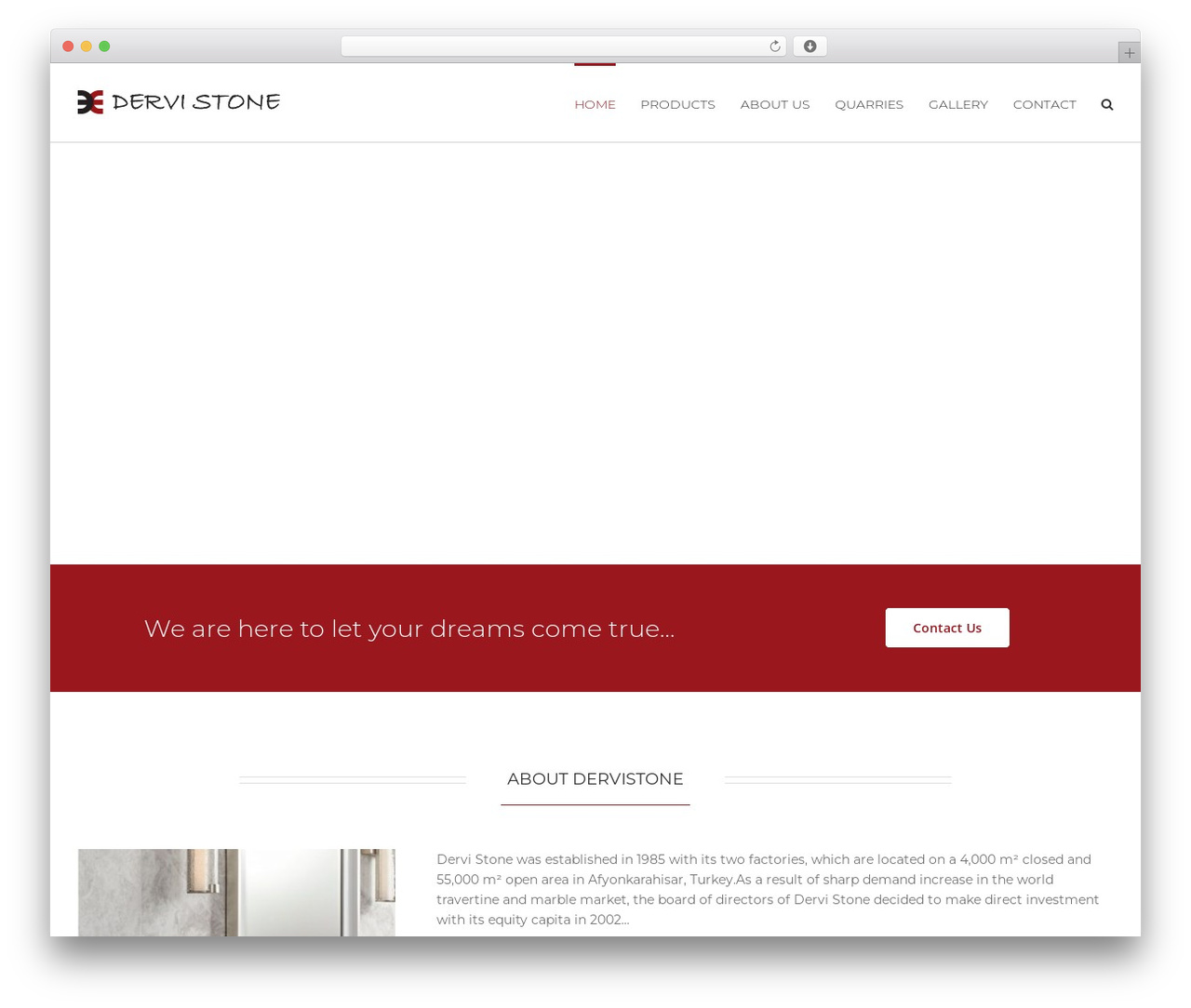 Avada WordPress theme - dervisoglumarble.com