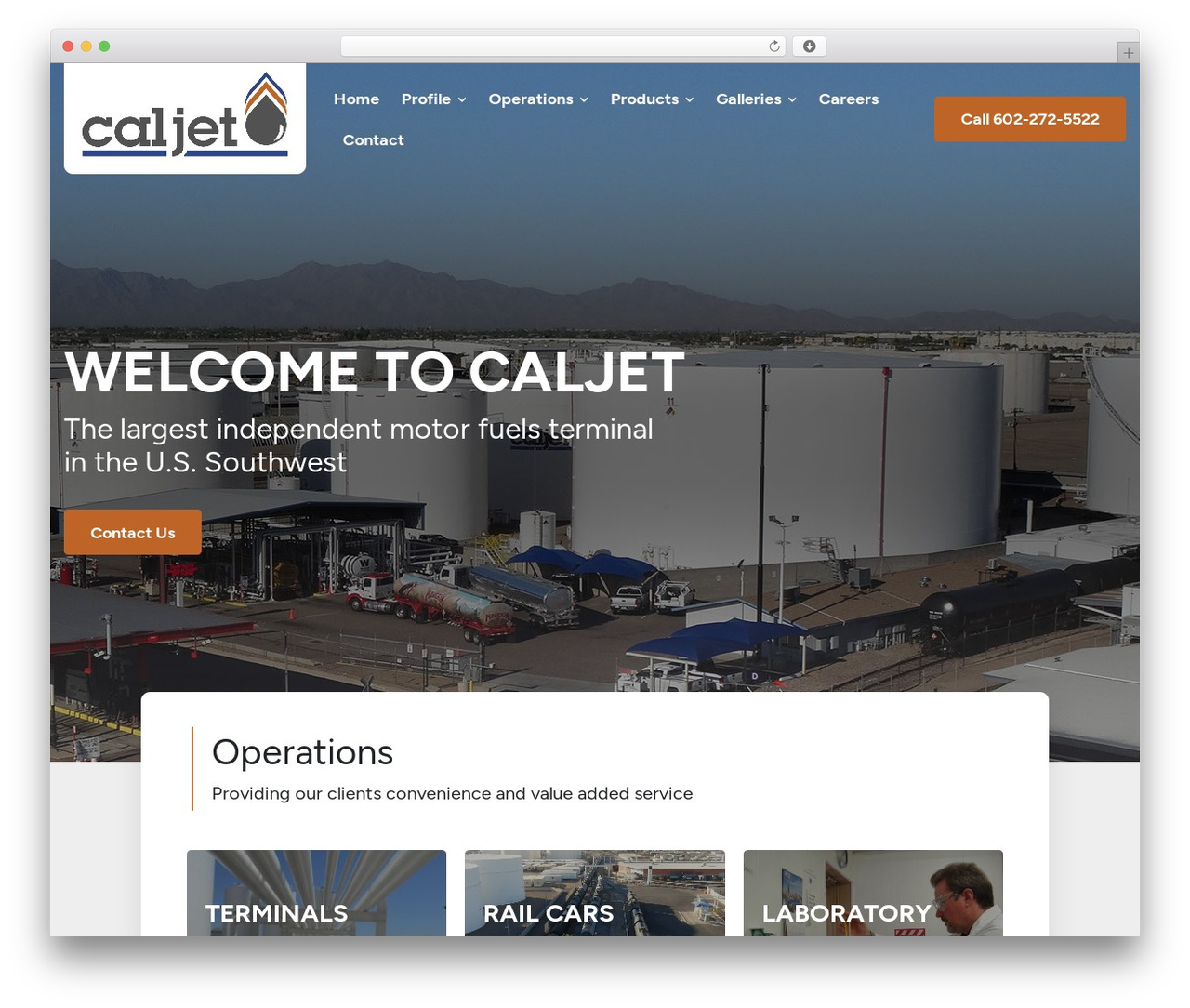 bootScore WordPress theme - caljet.com
