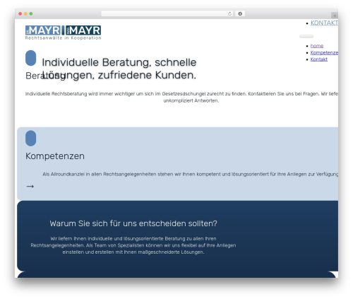 Bricks WordPress theme - ra-mayr.at