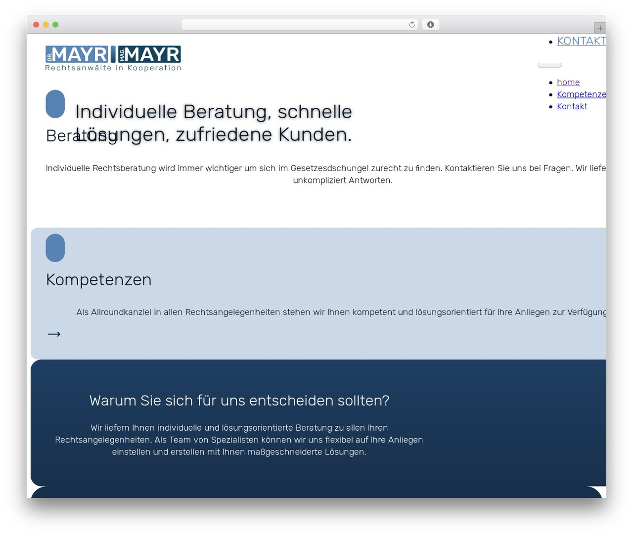 Bricks WordPress theme - ra-mayr.at