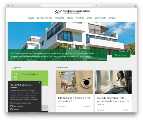 CGI WordPress page theme - cgionline.ch