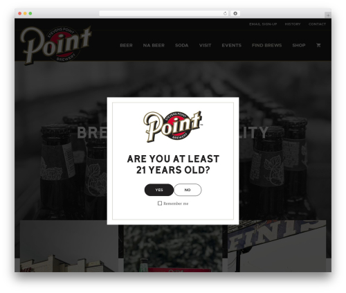 GeneratePress WordPress theme - pointbeer.com