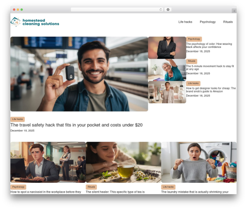Viaprestige ads WordPress plugin - homesteadcleaningsolutions.com
