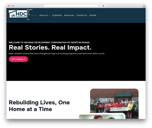 Lenity WordPress theme - hdcofhr.org