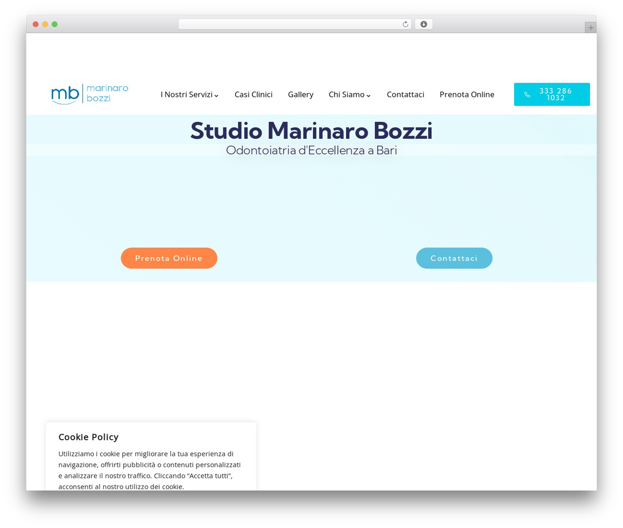 Modins WordPress theme - studiomarinarobozzi.it