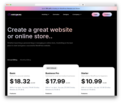 Phox host WordPress plugin - hostinking.com