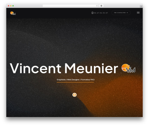 Pine WordPress website theme - vincent-meunier.fr