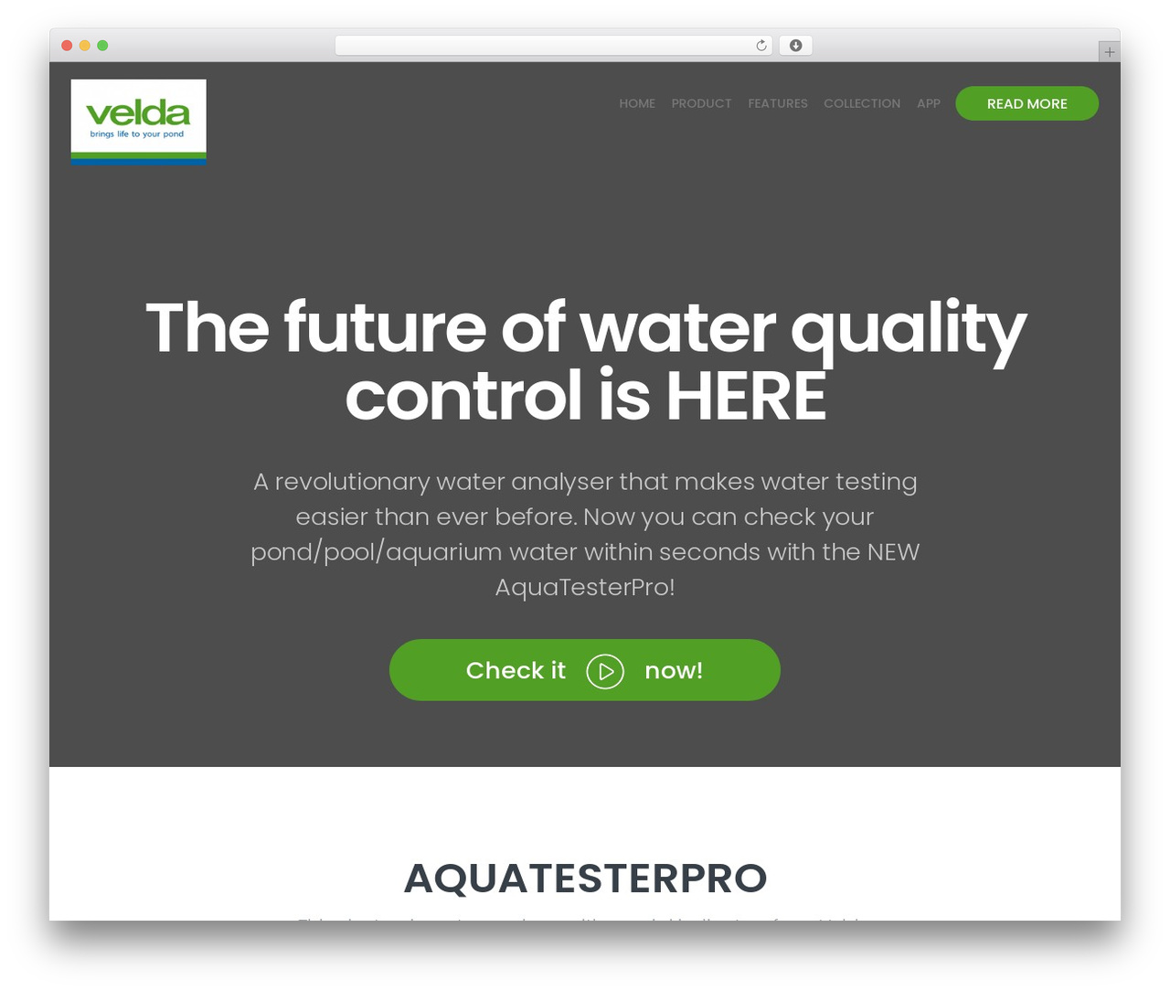 Proland theme WordPress - aquatesterpro.com