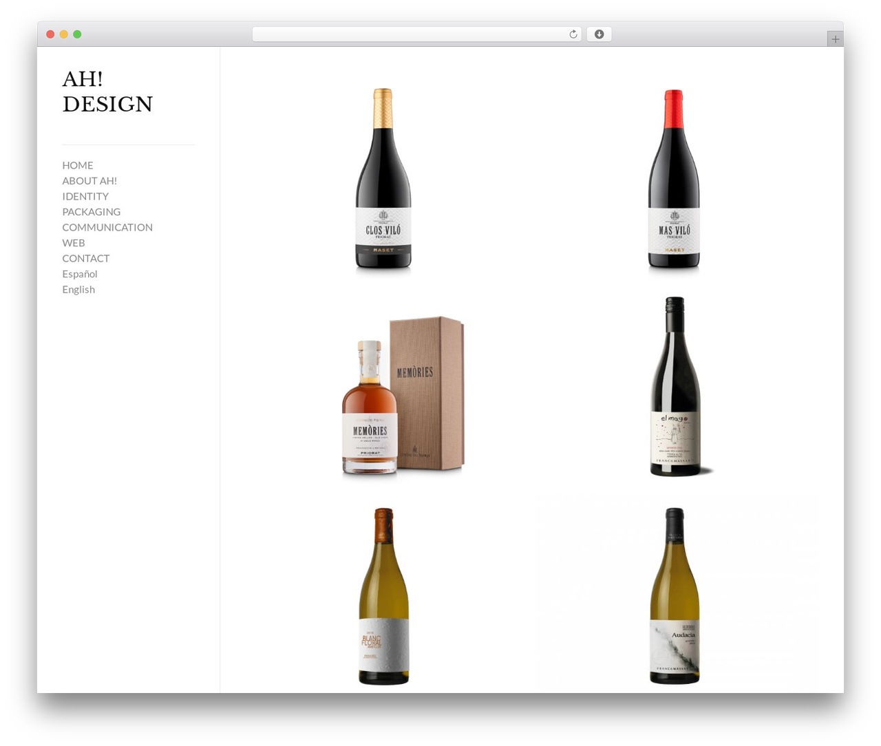 Studio WordPress theme - ahdesign.es