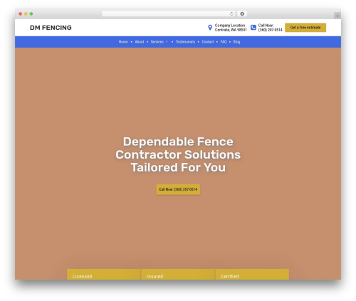 Testimonials hub WordPress plugin - dmfencingwa.com