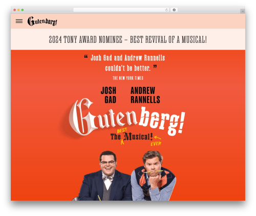 Theme WordPress Gutenberg - gutenbergbway.com