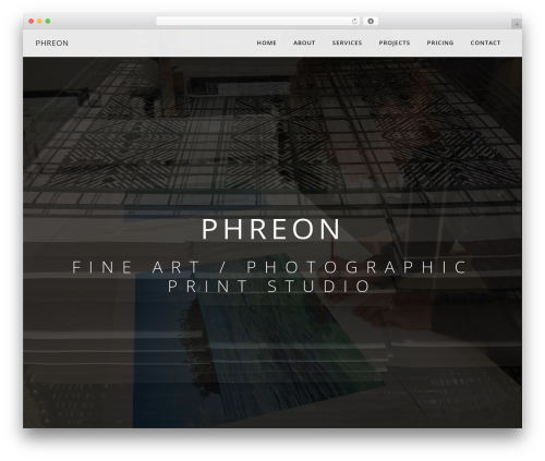 WordPress theme Essential - phreon.co.nz