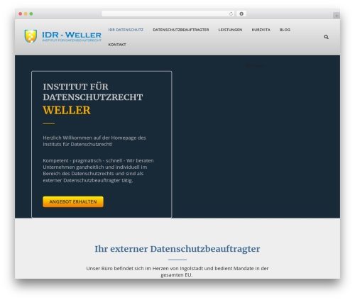 WordPress theme GBeaver - idr-datenschutz.de