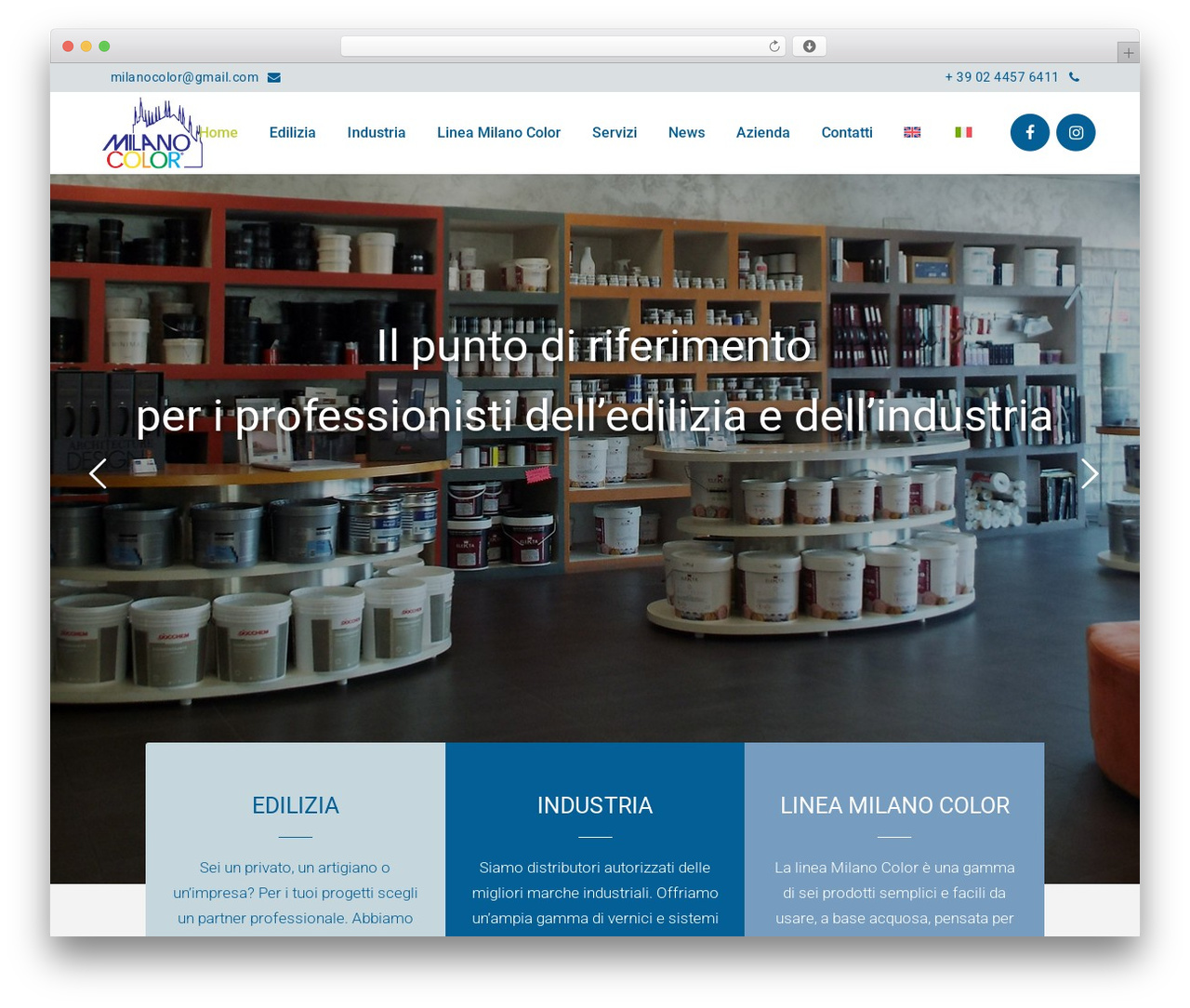 WordPress theme Bridge - milanocolor.com