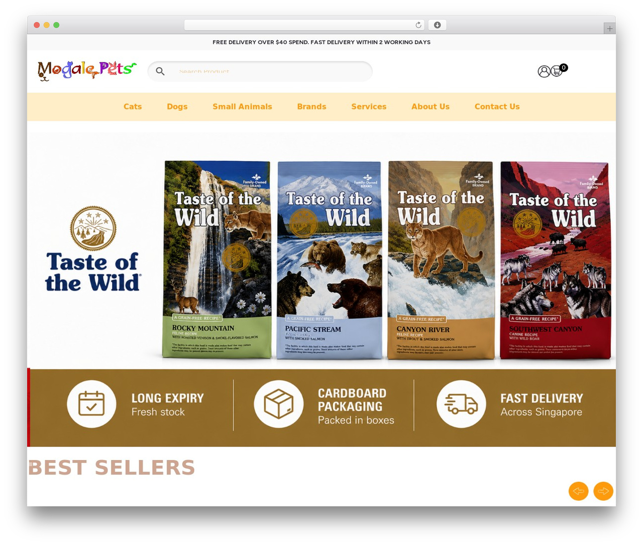 WordPress theme Hello Elementor - mogalepets.sg