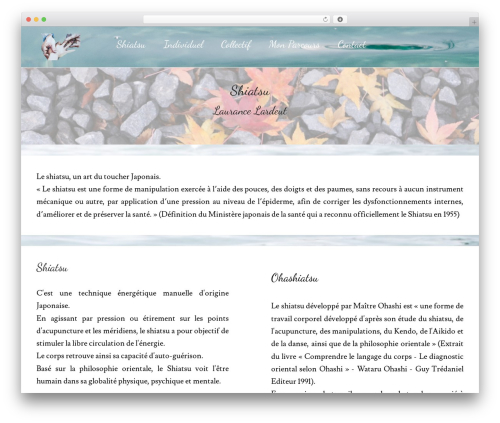 WordPress theme Neto - lardeut-shiatsu.fr