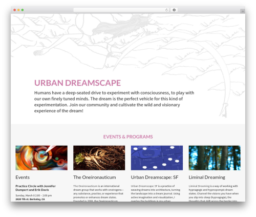 Cardinal WordPress theme - urbandreamscape.com
