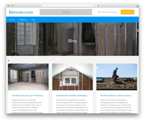 ClassiPress WordPress theme - renove.com