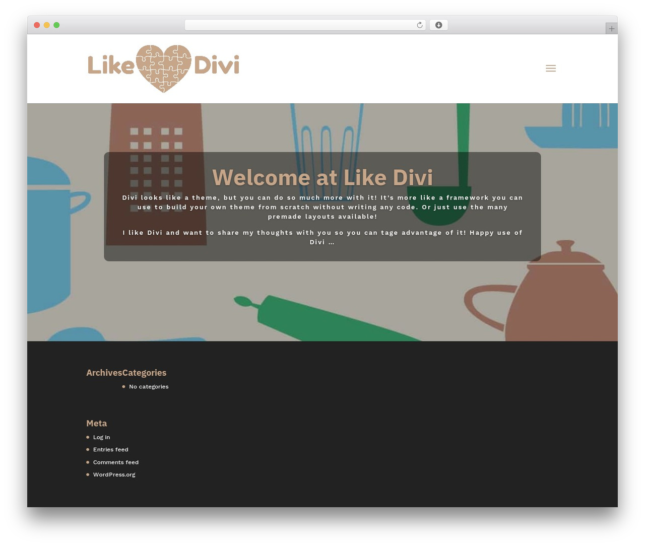 Divi theme WordPress - likedivi.com
