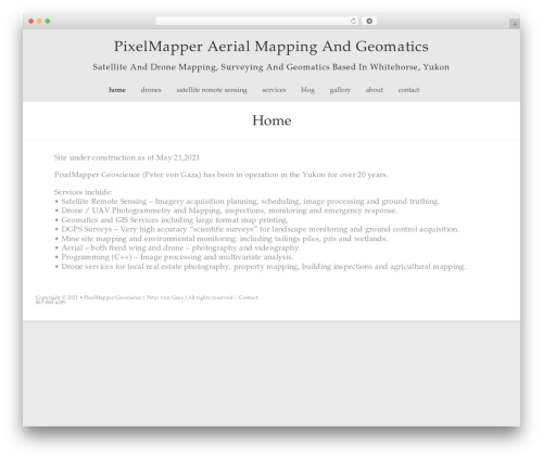 Imagely WordPress theme - pixelmapper.com