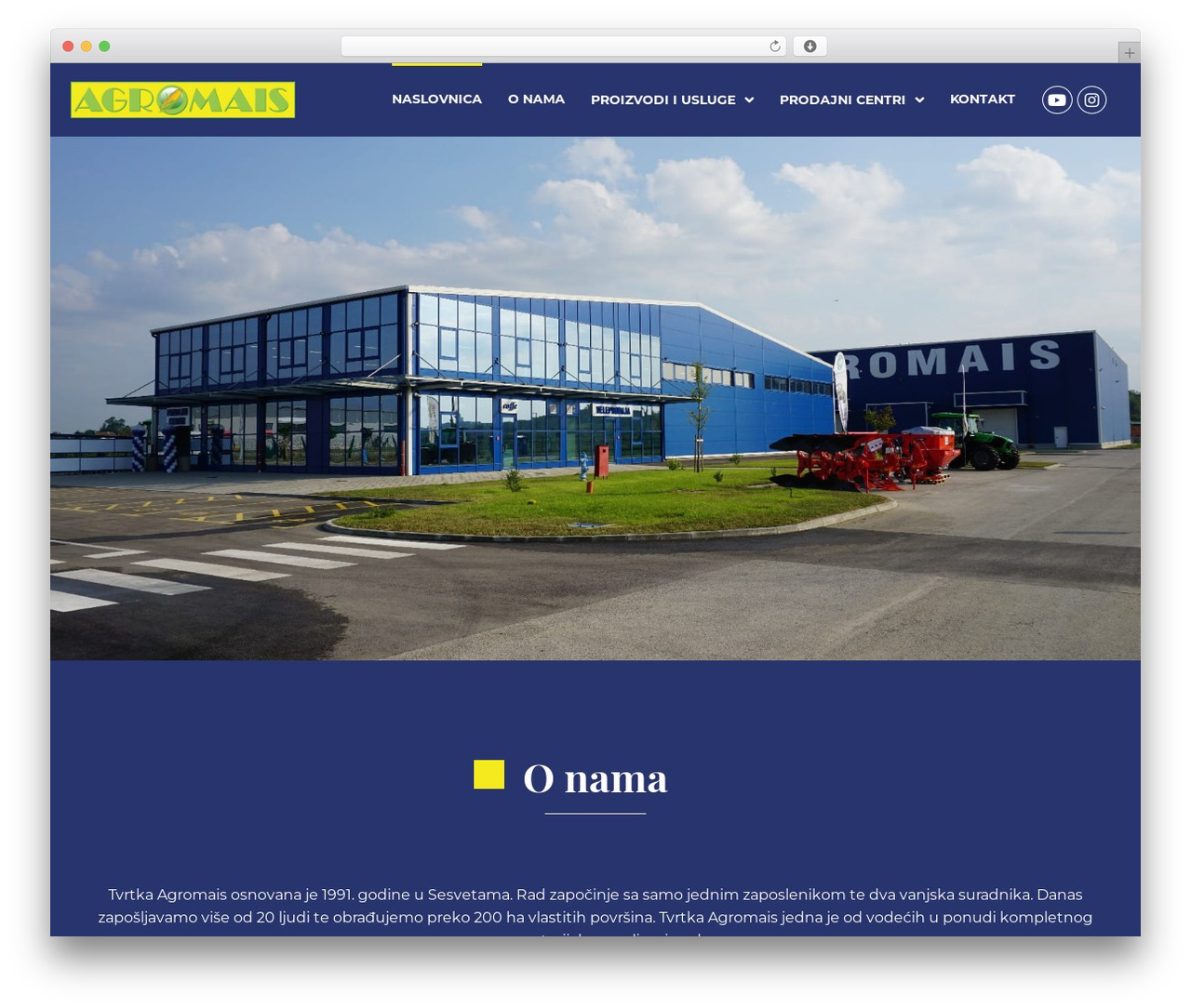 Kava WordPress theme - agromais.hr