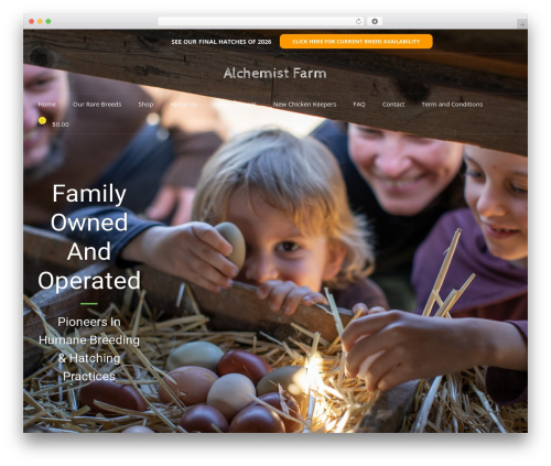 Lambda theme WordPress - alchemistfarm.com